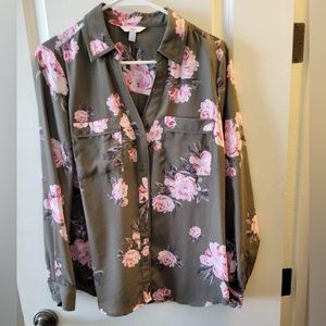 Juniors button down shirt